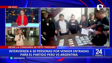 Perú vs. Argentina: intervienen a 30 personas por vender entradas falsas