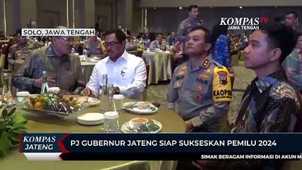 Pj Gubernur Jateng Siap Sukseskan Pemilu 2024