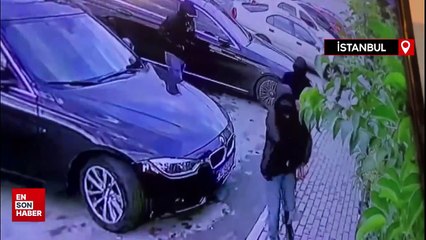 İstanbul'da silahlı saldırı kamerada
