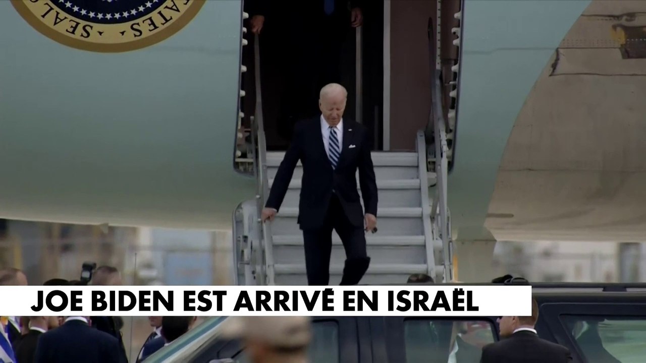 Le président américain Joe Biden est arrivé en Israël