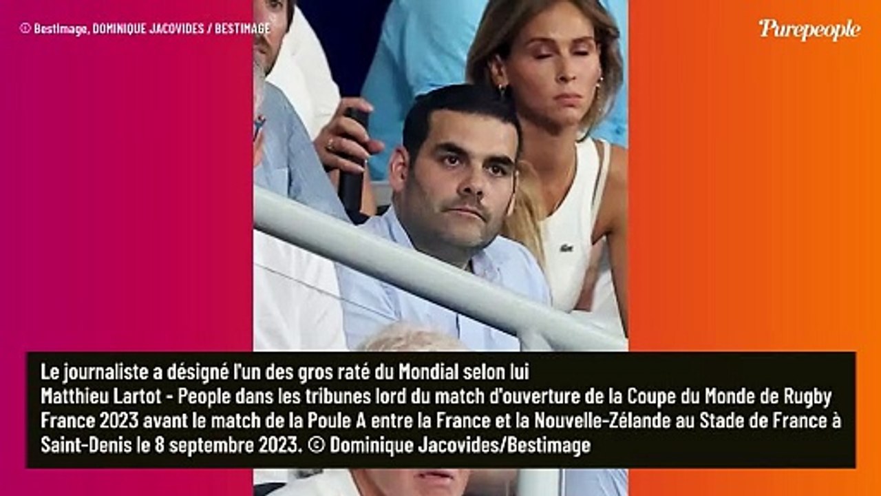 "Il y a un vrai problème" : Matthieu Lartot consterné, pointe du doigt l'énorme raté de la Coupe du monde de rugby