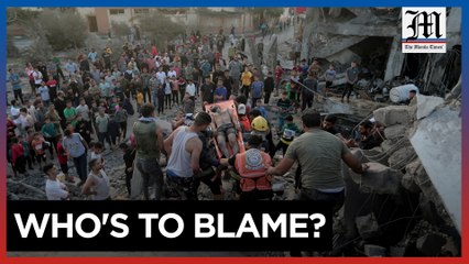 Gaza hospital blast kills hundreds