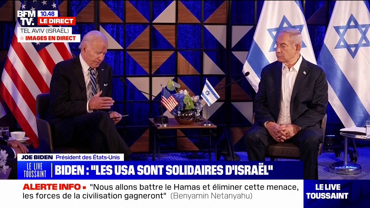 Joe Biden: "Les terroristes du Hamas ont commis...