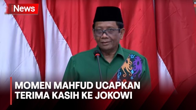 Dipilih Jadi Cawapres Ganjar, Mahfud MD Ucapkan Terima Kasih ke Jokowi