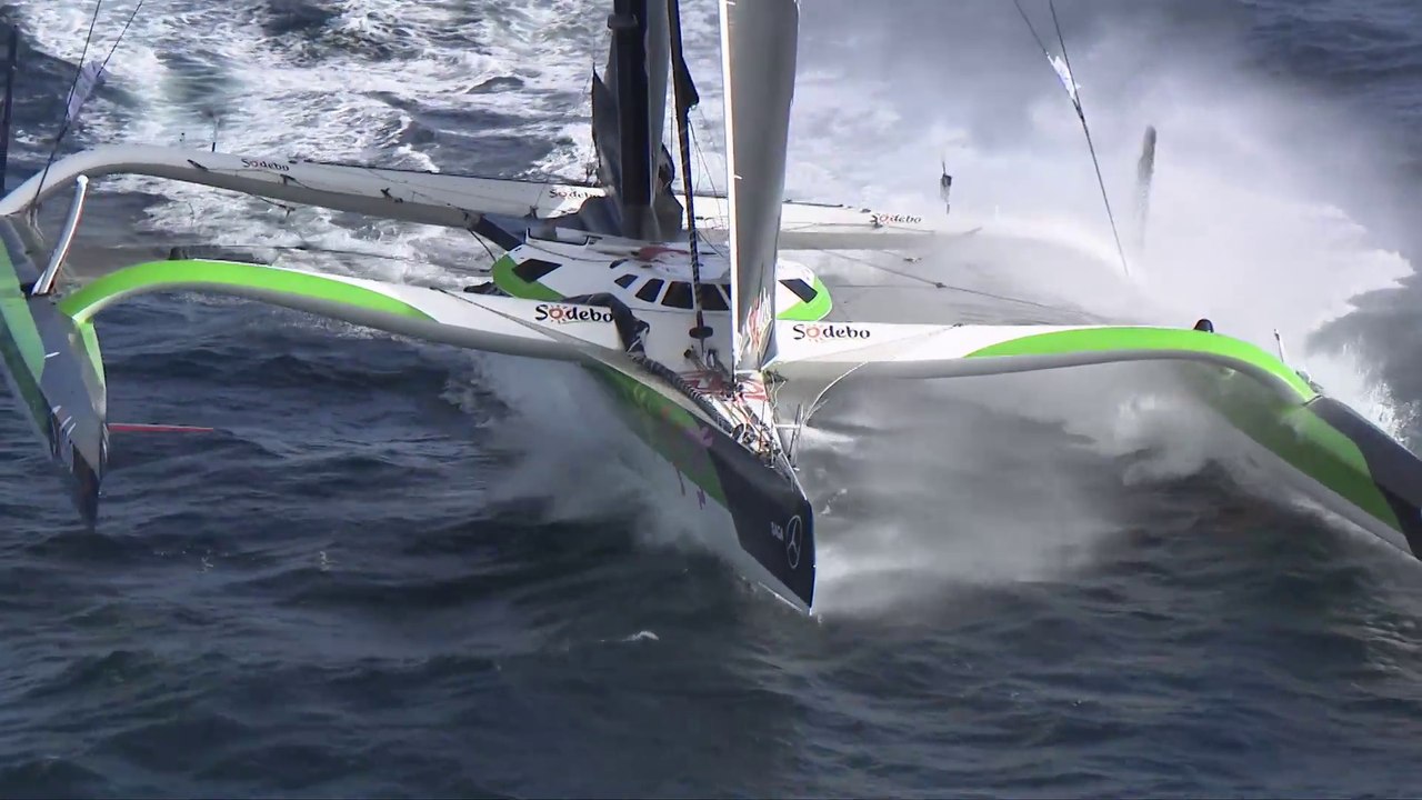 Transat Jacques Vabre Normandie Le Havre 2023 : SODEBO ULTIM 3 - THOMAS COVILLE  THOMAS ROUXEL
