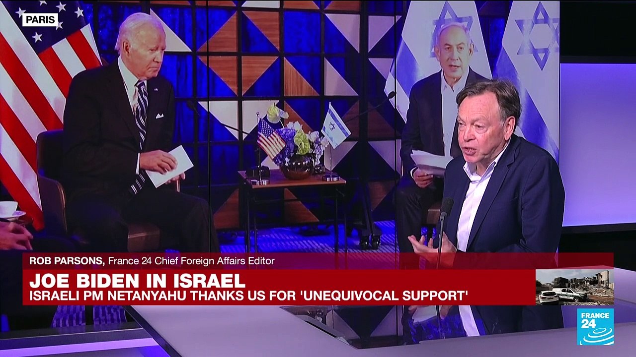 Biden in Israel: First US president to visit Tel Aviv in time of war