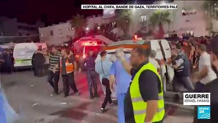 Gaza : plus de 200 morts dans un tir sur un hôpital, les deux camps se renvoient la balle