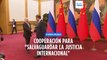 China pide a Rusia esfuerzos comunes para 