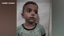 Gazze'deki hastane saldırısından sonra, korkudan titreyen çocuğu sakinleştirmeye çalışan doktorun görüntüleri paylaşıldı