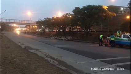 Accidente sobre ruta 9