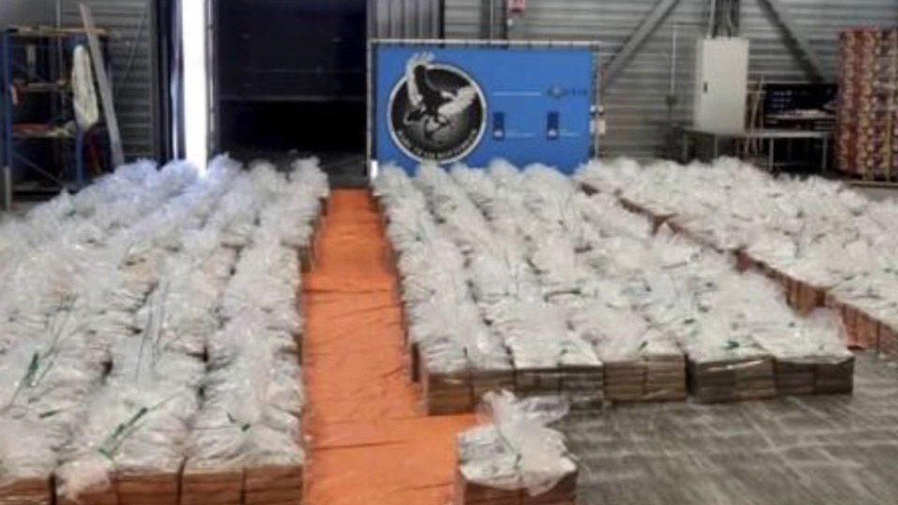 7,7 Tonnen Kokain gefunden!
