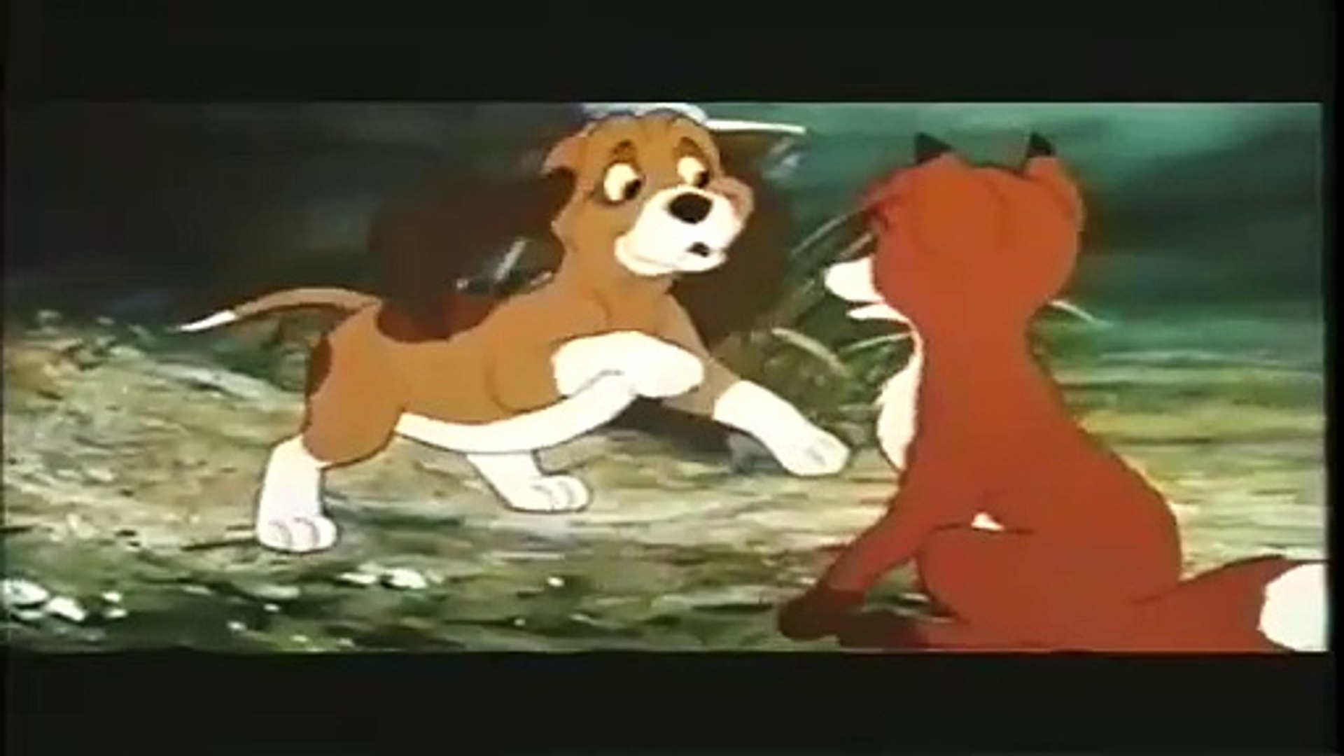 Le Renard Et Le Chien D'amos Slade Rox Et Rouky ~ Walt Disney