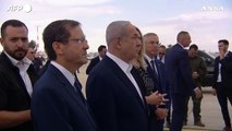 Biden atterrato in Israele, accolto dal premier Netanyahu e dal presidente Herzog