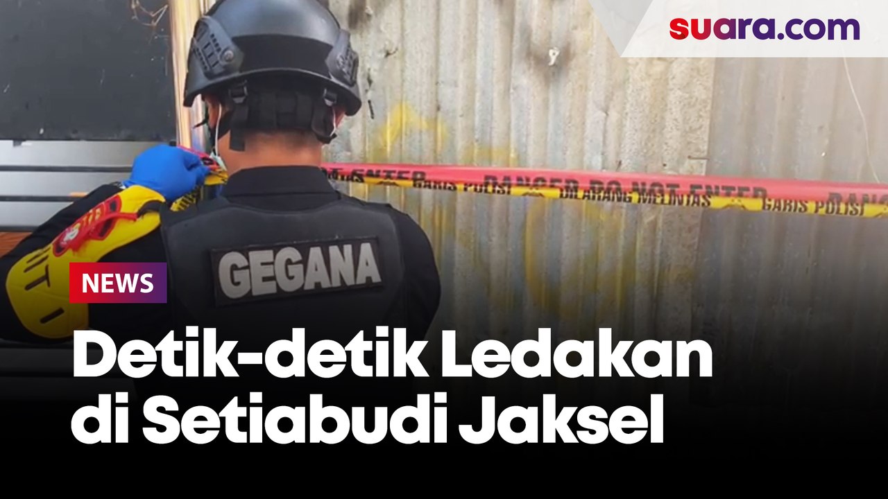Detik-detik Ledakan di Setiabudi Jaksel, Korban Tewas usai Pukul Benda Berwarna Putih di Lubang Galian