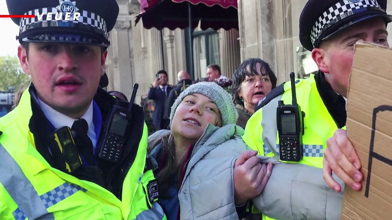 Climate Activist Greta Thunberg Detained by Lon...