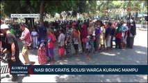 Pengusaha Muda Bagi-Bagi Nasi Box Gratis di Alun-Alun Klaten