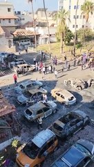 Gündüz gözüyle Gazze hastanesindeki yıkım