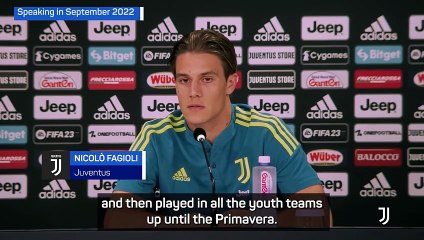 Fagioli hoped to 'be an example for kids' in youth teams