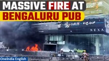 Bengaluru Fire: Massive blaze engulfs a pub in Koramangala | Watch Video | Oneindia