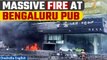 Bengaluru Fire: Massive blaze engulfs a pub in Koramangala | Watch Video | Oneindia