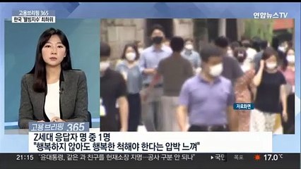 [고용브리핑365] 한국 '웰빙지수' 최하위