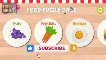 Banana  Fruit Puzzle - Foods Puzzle 2019