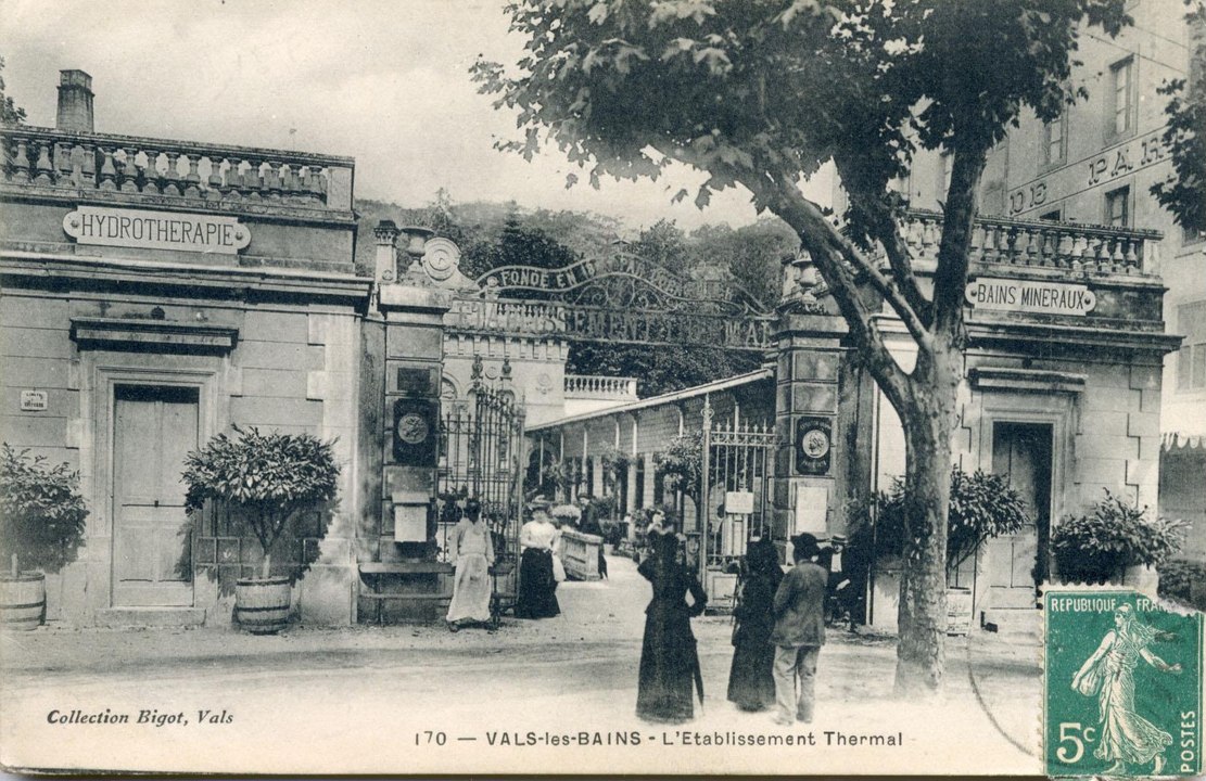 L'histoire des thermes de Vals-les-Bains