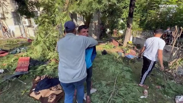 شاهد: فاجعة تلم بالفلسطينيين عند مستشفى المعمداني بعد تعرضه لقصف إسرائيلي و الوضع يخرج عن السيطرة