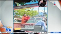 Taxista golpea a conductor de la tercera edad en Oaxaca