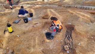 Fouilles archéologiques à Mantes-la-Jolie