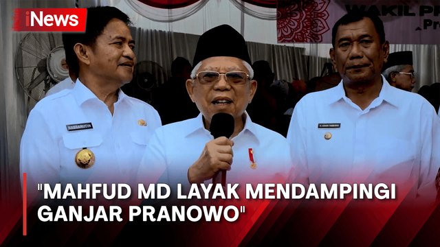 Wapres Ma'ruf Amin Sebut Mahfud MD Sosok yang Layak Mendampingi Ganjar Pranowo