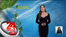 Magpapa-ulan sa ilang lugar sa bansa ang northeasterly windflow, shear line at localized thunderstorms - Weather update today (October 18, 2023) | 24 Oras