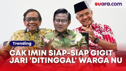 Mahfud MD Jadi Cawapres Ganjar Pranowo, Cak Imin Siap-siap Gigit Jari 'Ditinggal' Warga NU