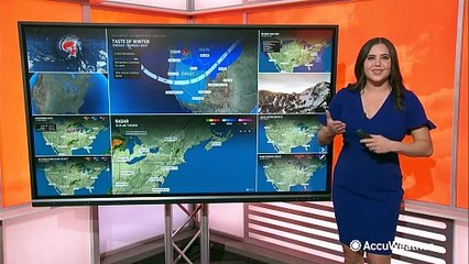 Where in the US could we see 'snowliage' this week?