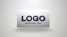 202   Boxes Logo Reveal clean white elegant intro animation