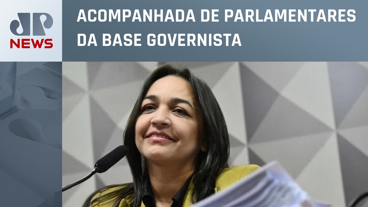 Eliziane Gama entrega relatório da CPMI do 8 de...