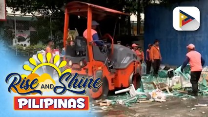 Higit 1K depektibong mga upuan, kinumpiska at sinira ng DTI