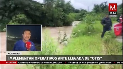En Guerrero implementan operativos ante la llegada del huracán Otis