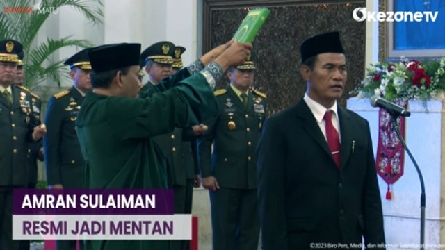 Sah! Presiden Jokowi Resmi Lantik Amran Sulaiman Jadi Menteri Pertanian