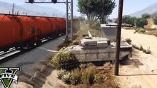 Train vs The Tank in all GTA Games
