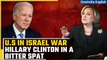 Israel War | How Hillary Clinton was Confronted by A Man in Audience | Oneindia News
