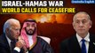 Israel-Palestine War| Calls for Ceasefire in Hamas Conflict amid Gaza Humanitarian Crisis| Oneindia