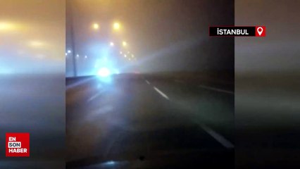 İstanbul Anadolu Yakası'nda gece saatlerinde sis etkili oldu