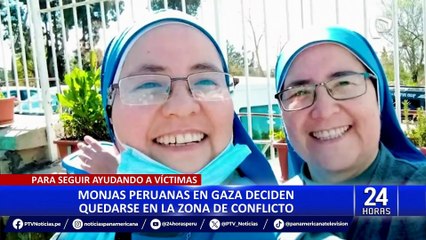 Monjas peruanas que decidieron quedarse en la Franja de Gaza: “Es muy triste y doloroso aquí”
