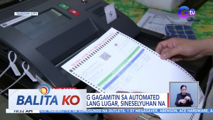 Mga makinang gagamitin sa automated elections sa ilang lugar, sineselyuhan na | BK