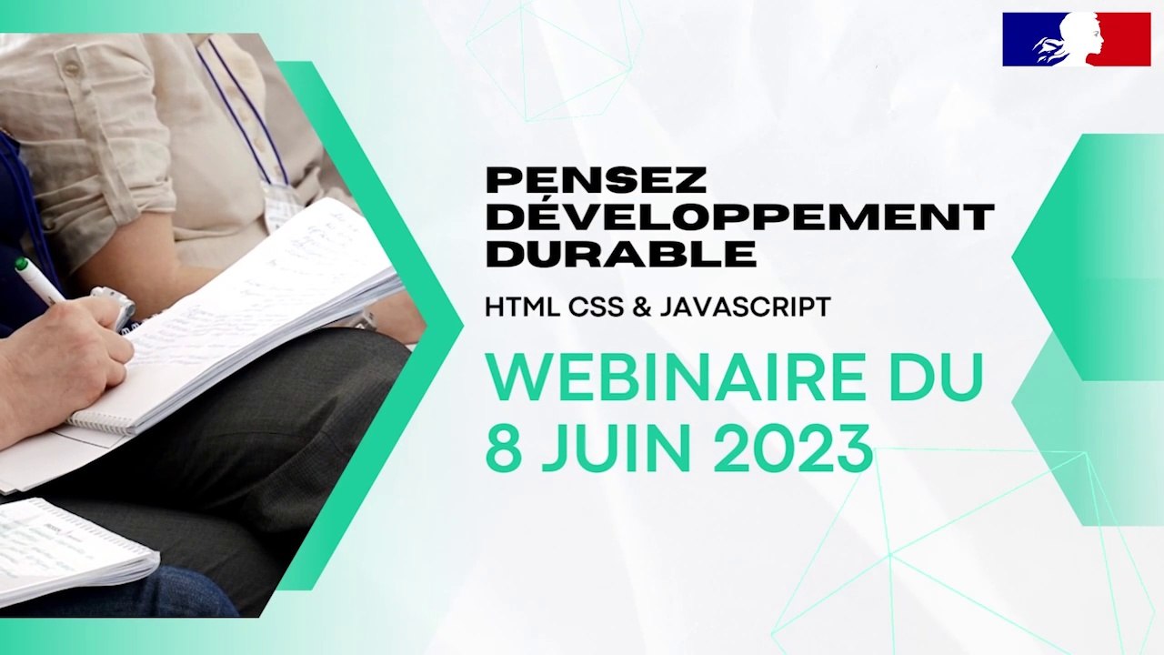 [Webinaire] 9 - HTML CSS & JAVASCRIPT "Pensez développement durable avec Jean-Philippe PAPILLON"