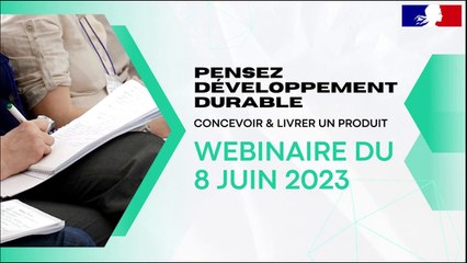 [Webinaire] 3 - Concevoir & livrer un produit "Pensez développement durable avec Jean-Philippe PAPILLON"