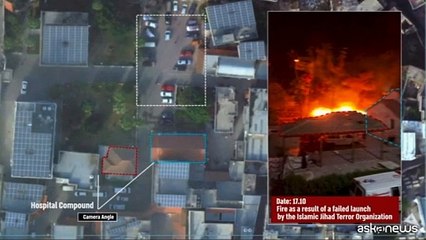 I video di Israele per provare che non ha attaccato l'ospedale a Gaza