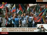 Venezolanos rechazan acciones violentas en la franja de Gaza y hacen llamado al cese de bombardeos