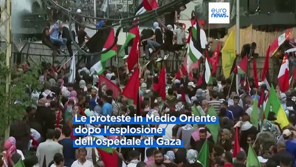 Medio Oriente, l'attacco all'ospedale di Gaza infiamma gli animi contro Israele